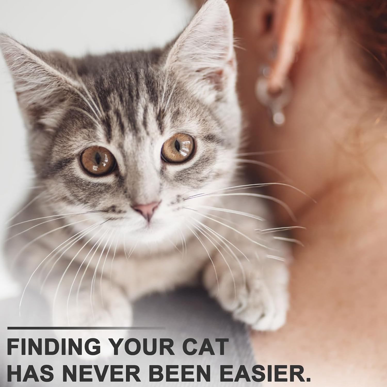 Reflective AirTag Cat Collar, Integrated Cat Tracker Collar with Air Tag Holder and Bell, Safety Elastic Band Cat GPS Collars for Girl Boy Cats, Kittens and Puppies (Emerald,XS) - Image 7