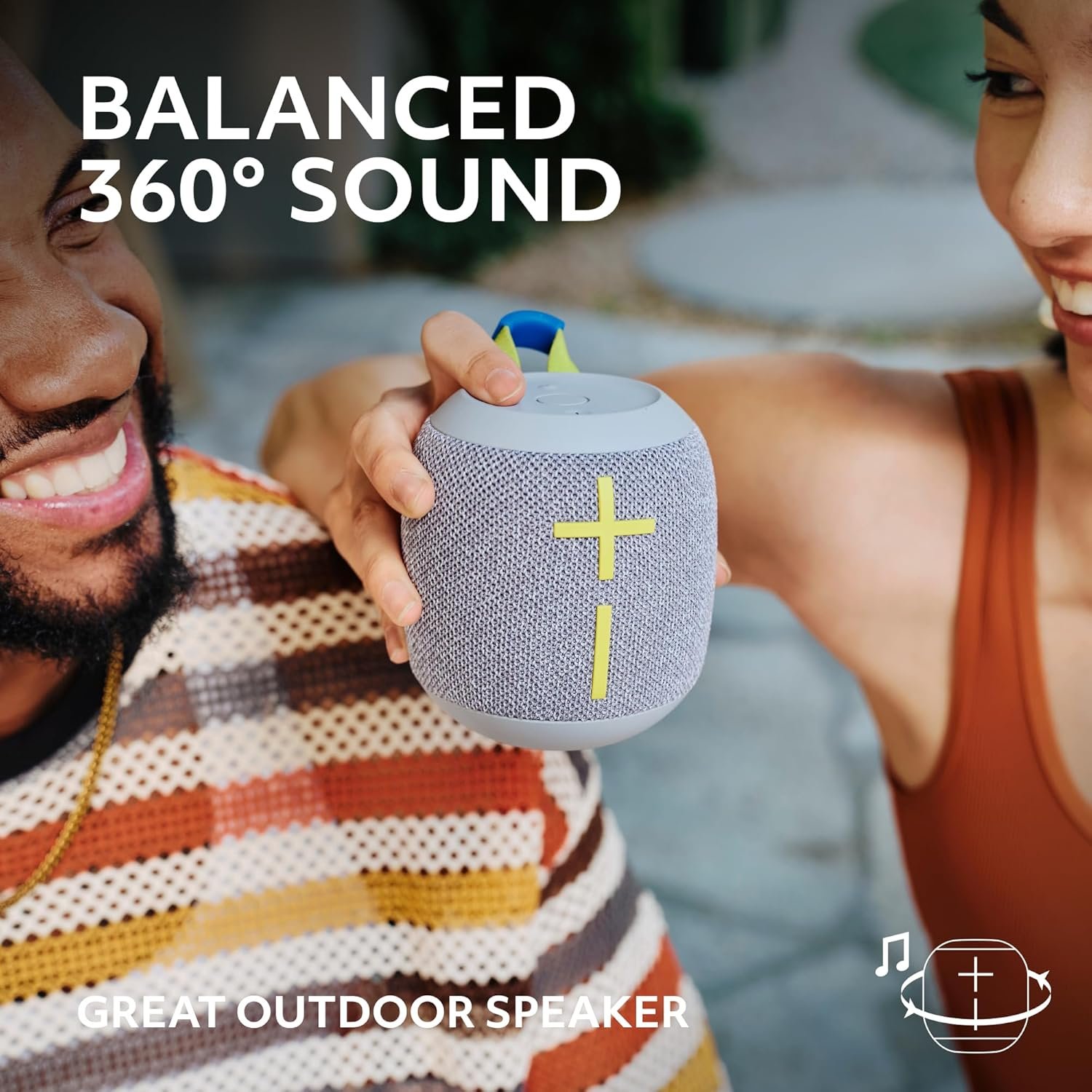 Ultimate Ears WONDERBOOM 4 Portable Waterproof Bluetooth Speaker with Balanced 360-Degree Sound and Bass, Dustproof Floating Speaker with 131ft (40m) Range - Blue - Image 2