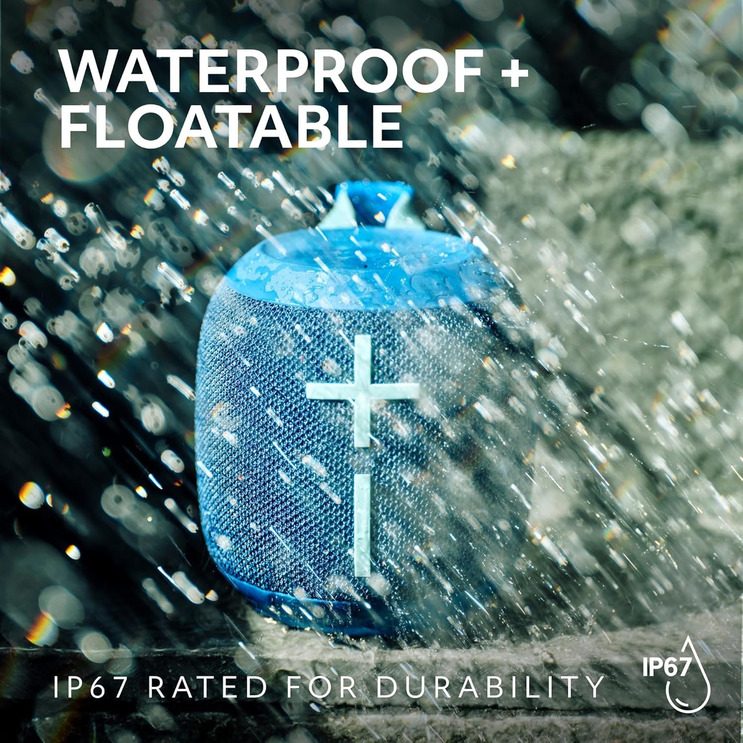Ultimate Ears WONDERBOOM 4 Portable Waterproof Bluetooth Speaker with Balanced 360-Degree Sound and Bass, Dustproof Floating Speaker with 131ft (40m) Range - Blue - Image 8