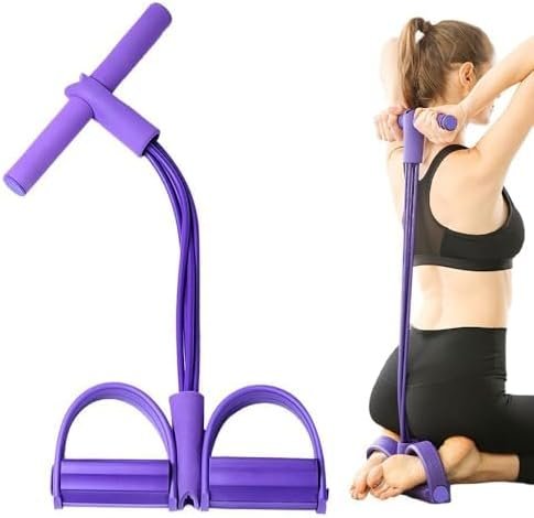 Fitness Resistance Bands, 2025 New Portable Stretch Bands for Full Body Workout, Durable Sit-Up Trainer for Home Gym Equipment, Easy to Use Exercise Bands for Women