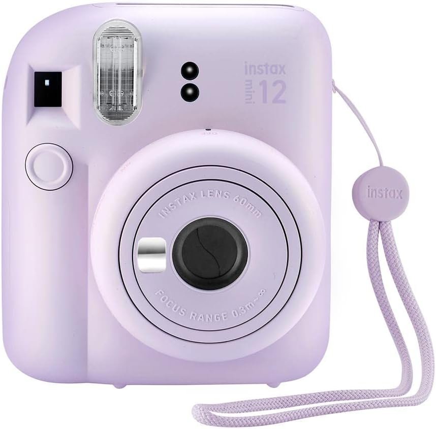 Fujifilm Instax Mini 12 Instant Camera + 60 Photo Prints + Accessories, Lilac Purple - Image 2