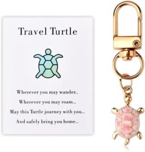Travel Turtle Keychain Gifts for Wo...