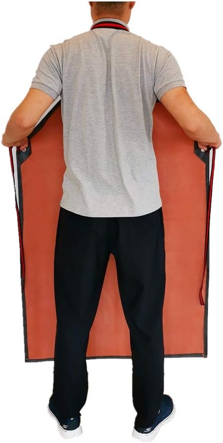 Waterproof Rubber Apron for Butcher, Thick Chemical Resistant Work Aprons - Image 4