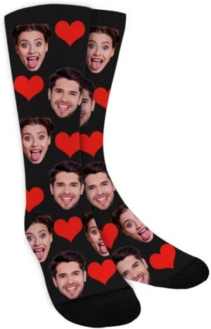 ShineSand Custom Face Socks with Pi...