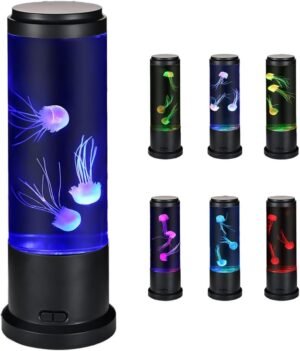 Meloki 11 inch Jellyfish Lamp, LED ...