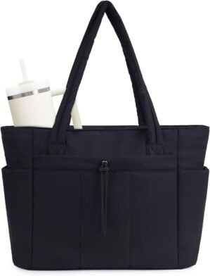 Wandering Nature Puffer Tote Bag wi...
