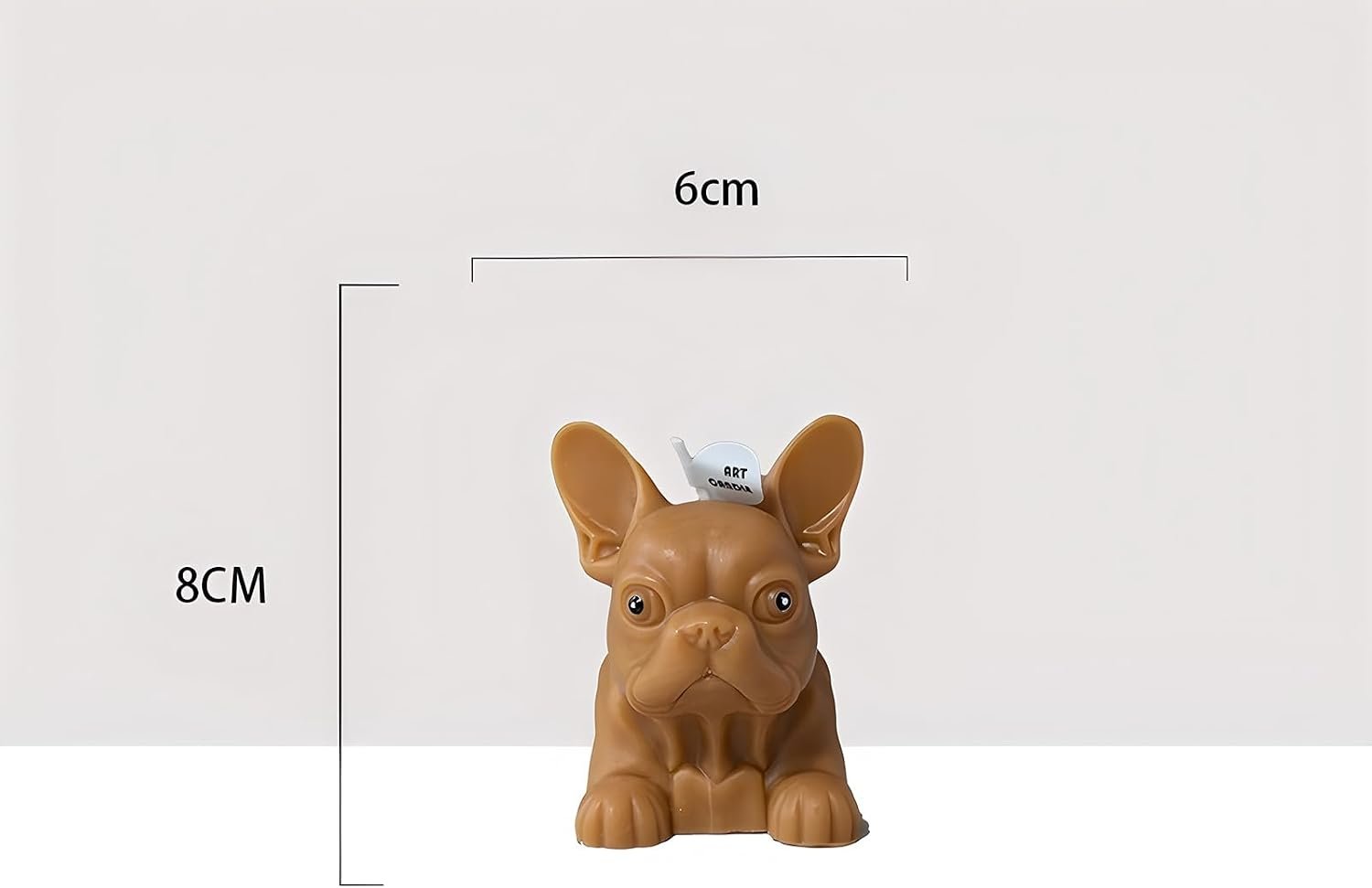 Bulldog Shape Scented Candle,Cute Dog Lover Gift with Floral Fragrance,Soy Wax Smokeless Candle for Home Decor, Pet Themed Decorations & Gift for Dog Owners - Image 8