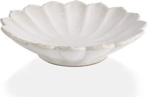 7.9″ Ivory White Ceramic Flow...