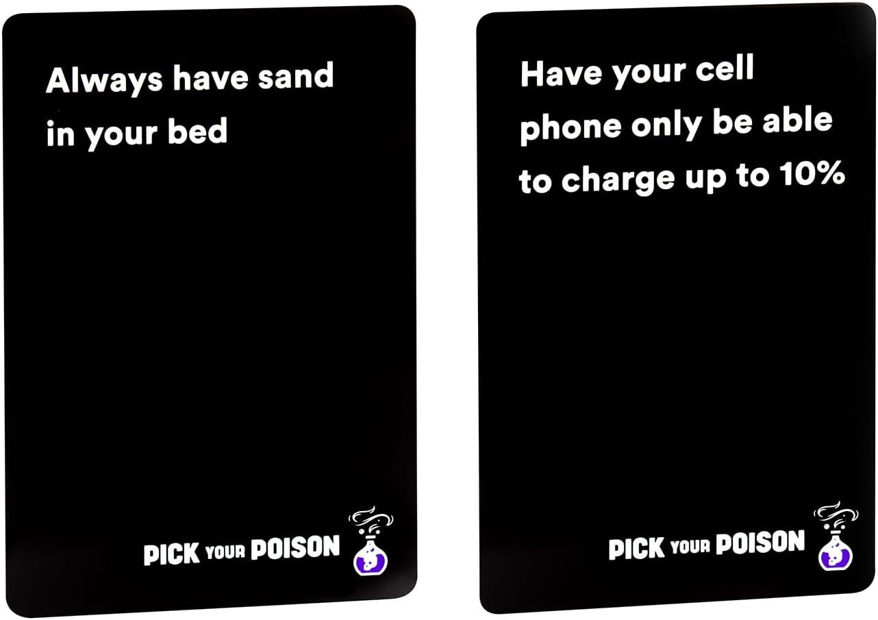 Pick Your Poison Family Edition – Funny “Would You Rather” Party Game for Kids, Teens & Adults | Hilarious Family Card Game for Game Night, Sleepovers & Parties | Great Gift for Families and Friends - Image 5