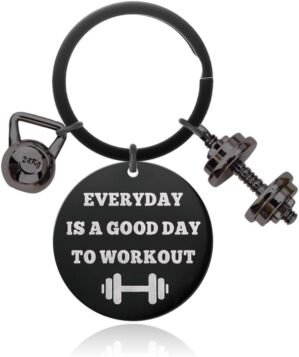 Inspirational Gym Keychain for Body...