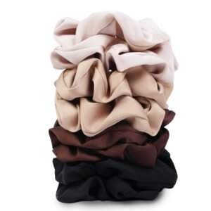 Satin Scrunchies for Women – 8PCS...