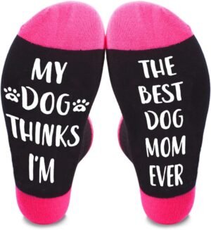 Funny Socks for Dog Mom,Perfect Dog...