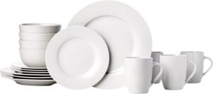 Amazon Basics 16-Piece Porcelain Di...