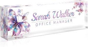 Personalized Desk Name Plate –...