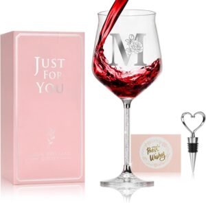 Personalized Crystal Wine Glass Gif...