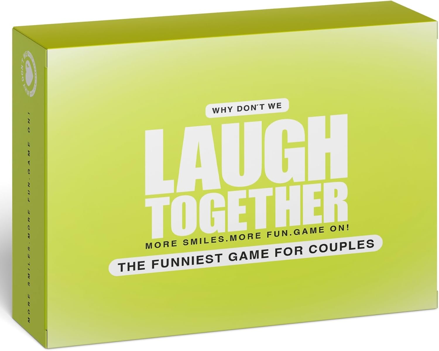 Why Don't We Laugh Together - Couples Card Game for Adults | 200 Cards Challenges, Trivia & Date Night Activity | Couple Games for Adults | Valentine's Day Gift for Him & Her