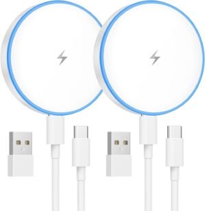 MagSafe Charger 2 Pack 15W Magnetic...