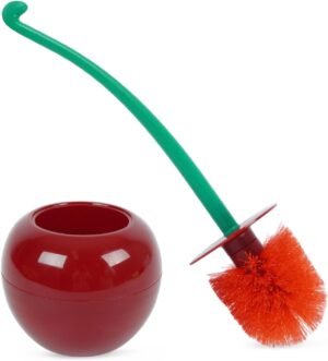 Dora Bridal Cherry Toilet Brush and...