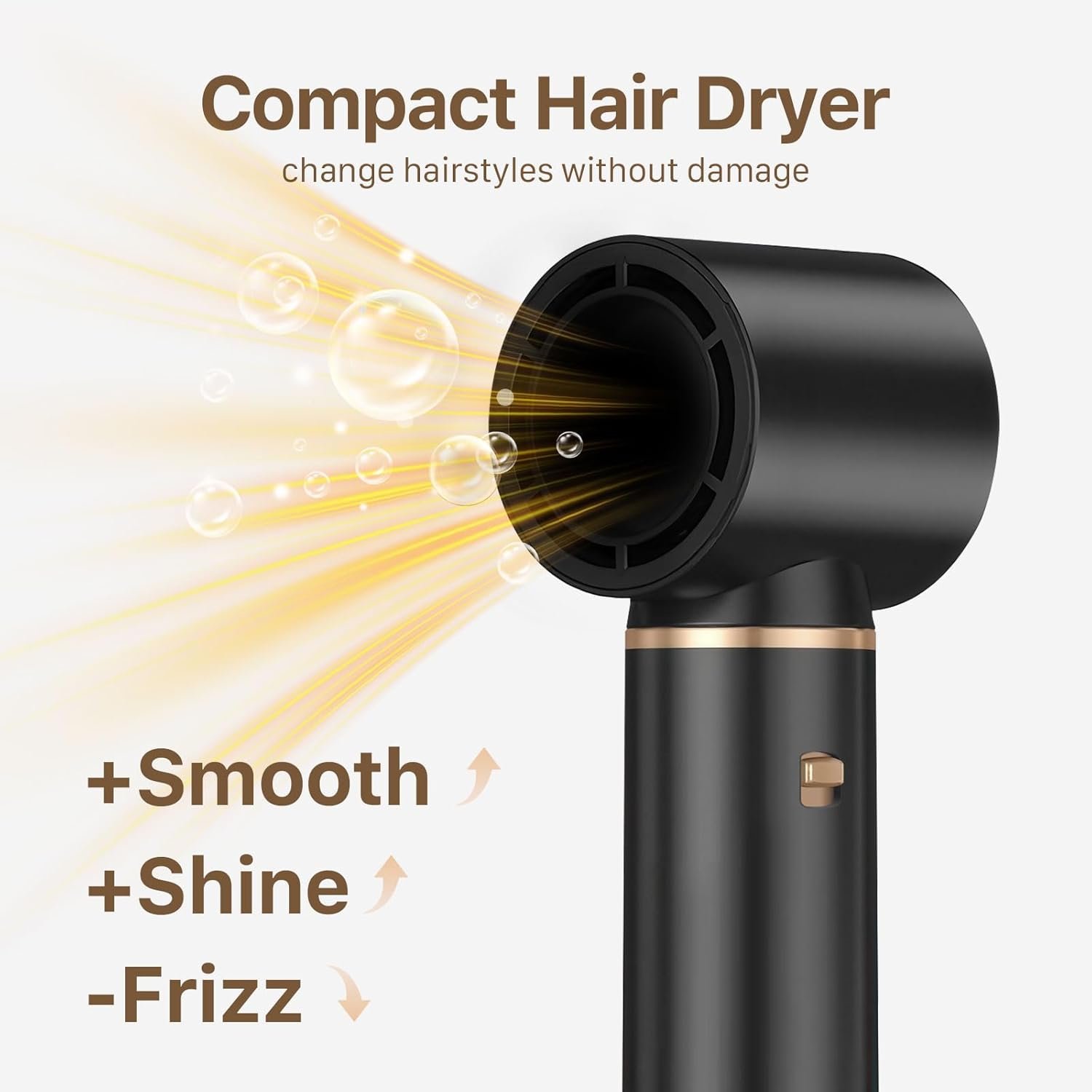 5 in 1 Hair Dryer Brush Set, Fotgear 800W Hot Air Hair Styler Auto Wrap Curlers Multi Hair Styling Tools with 3 Level Temp Settings Suitable for Straight Curl Drying Smoothing Volumizing - Image 4
