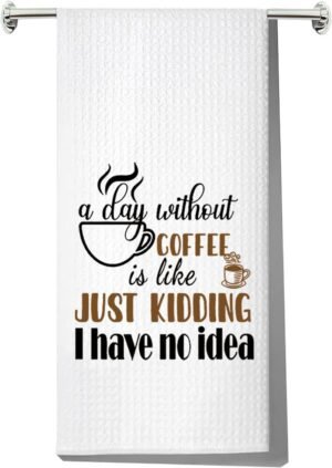 JNIAP Coffee Kitchen Towels Coffee ...