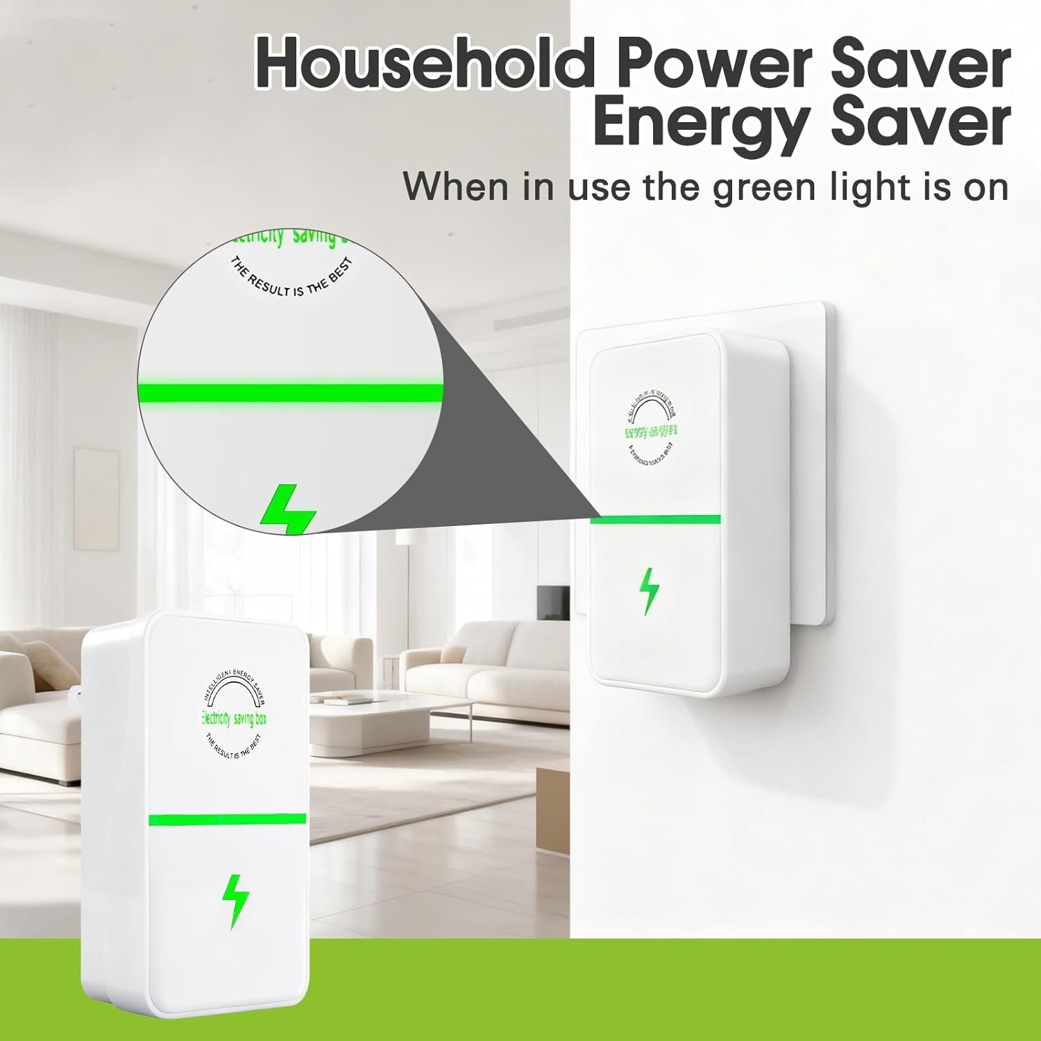 2pcs Energy Power Saver Smart Plugs, Electric Energy Saver Power Device Electricity Saving Boxes for Home, Office - Image 7