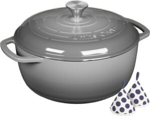 Enameled Cast Iron Dutch Oven ̵...