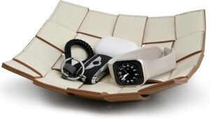 Valet Tray PU Leather Key Bowl for ...