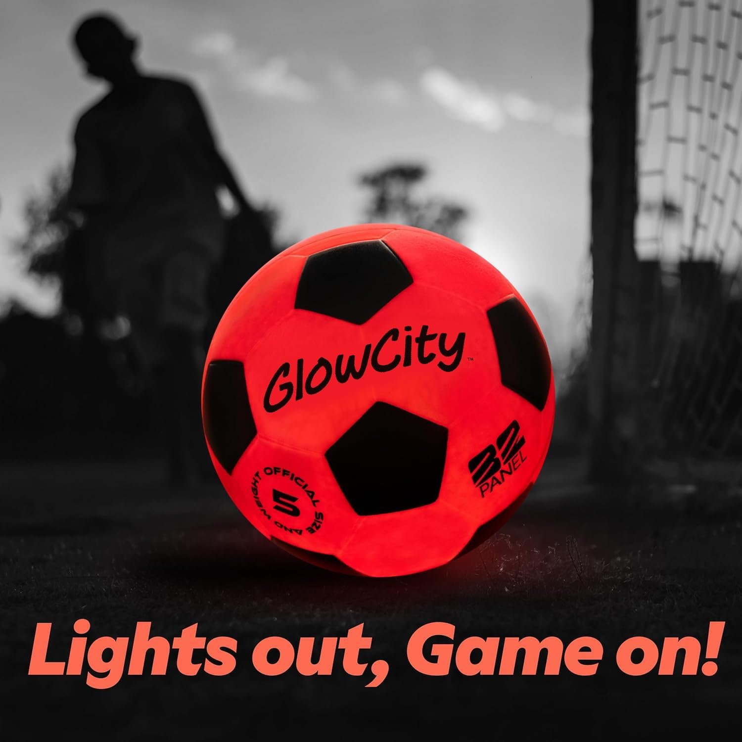 GlowCity Glow in The Dark Soccer Ball - Sizes 3, 4, 5 for Kids, Teens & Adults - Light Up Soccer Ball with 2 LED Lights - Sports Birthday Gifts Ideas for Boys & Teenagers Ages 6 7 8 9 10 11 12 13 14 - Image 8