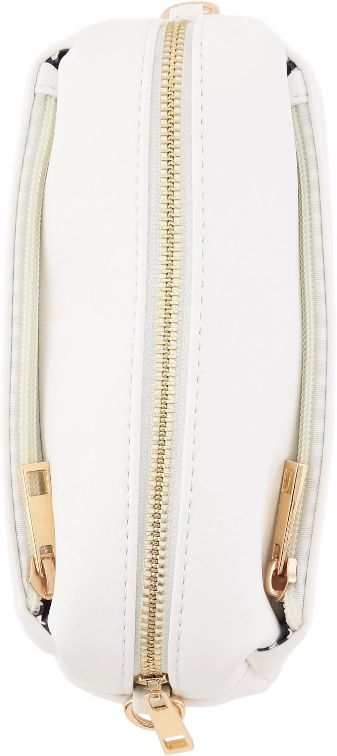 FashionPuzzle Triple Zip Small Crossbody Bag - Image 7