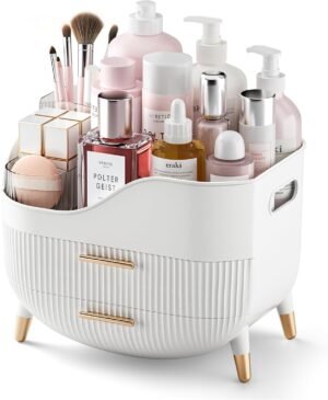 Pajiriona Makeup Organizer with Dra...