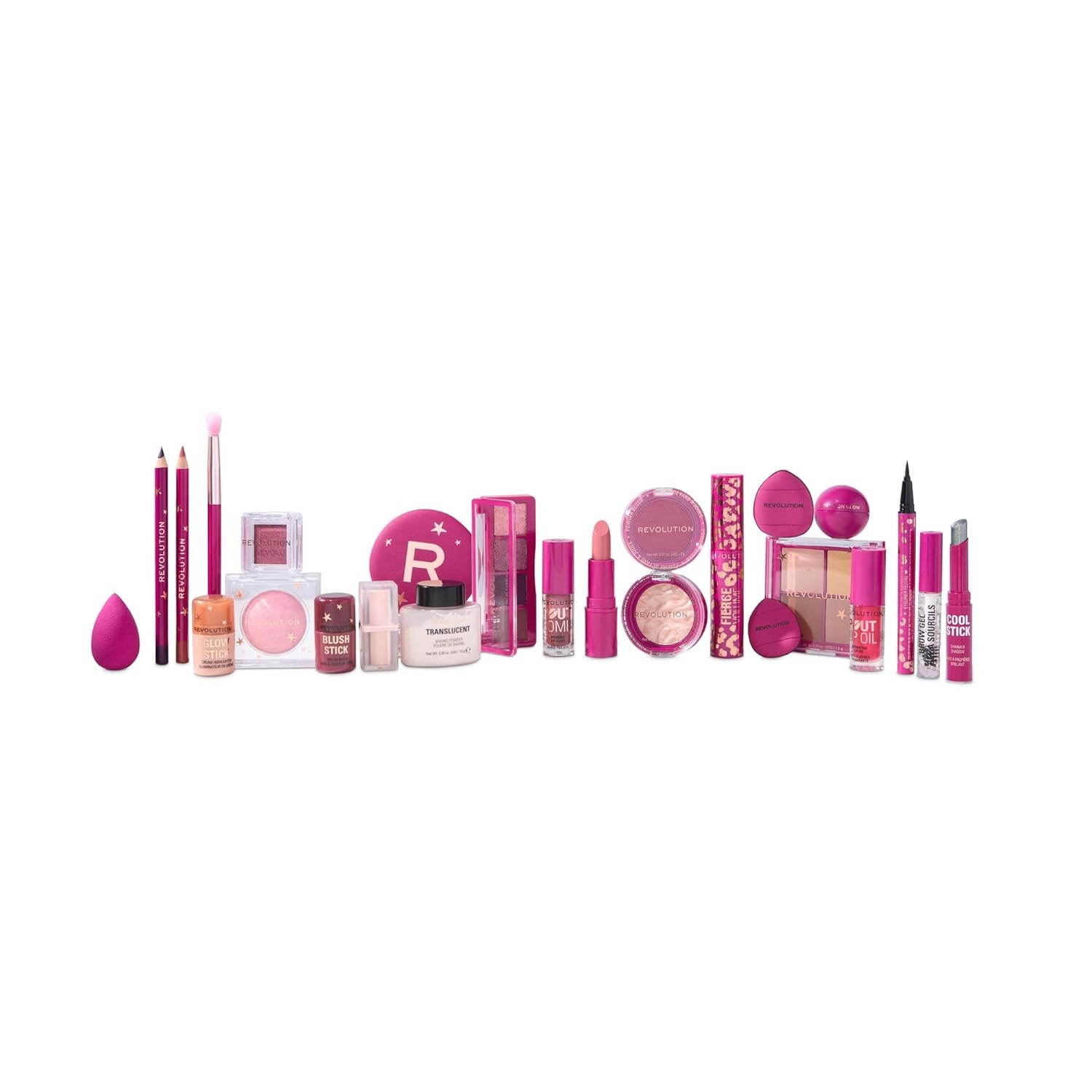 Revolution Makeup Advent Calendar, 24-Piece Beauty Gift Set for Lips, Eyes, & Face, Features Essential Cosmetics & Tools, Vegan & Cruelty-Free - Image 2