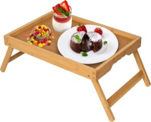 Artmeer Bed Tray Table with Folding...