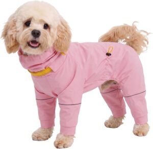 Kouser Waterproof Dog Raincoat with...