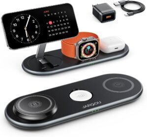 JARGOU Foldable 3 in 1 Charging Sta...