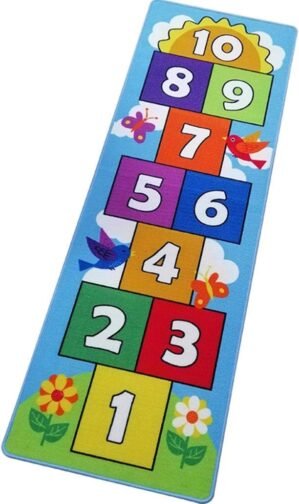Hop and Count Hopscotch Rug, Kids F...
