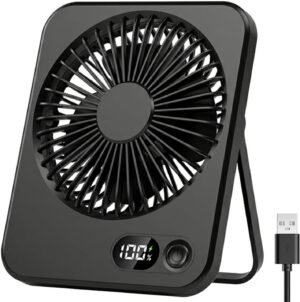 Portable Desk Fan, Small USB Rechar...