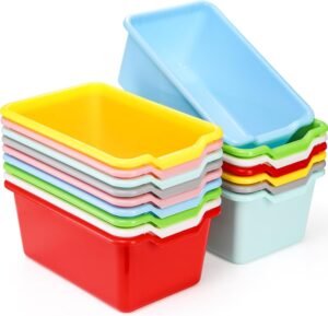 WUWEOT 16 Pack Cubby Storage Bins, ...