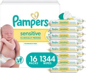 Pampers Sensitive Baby Wipes, Clini...