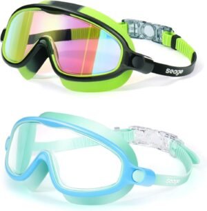 Seago Swim Goggles 2 Pack Anti-Fog ...