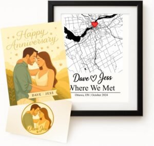 Anniversary Card Gift Set – Custo...