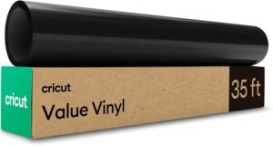Cricut Value Permanent Vinyl, Black...
