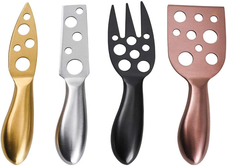 Natural Slate Cheese Board and Knife Set | Charcuterie Board Cheese Knives and Spreader set 14 Pieces 16" x 12" Serving Tray with Black Handle Ceramic Bowls Soapstone - Image 2