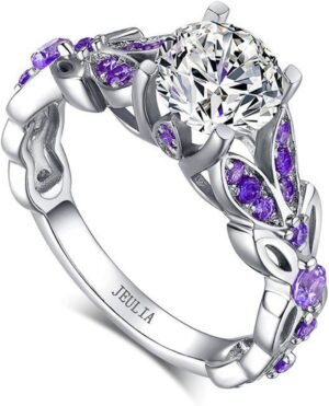 Jeulia 4.3 Carat Personalized Sterl...