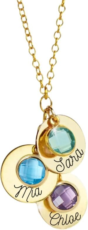 MignonandMignon Mom Necklace with K...