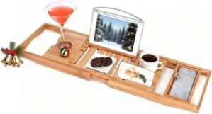 Utoplike Bamboo Bathtub Caddy Tray ...