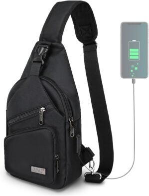 AMJ Sling Bag for Hiking and Outdoo...