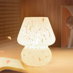 ONEWISH Mushroom Lamp Small Bedside...