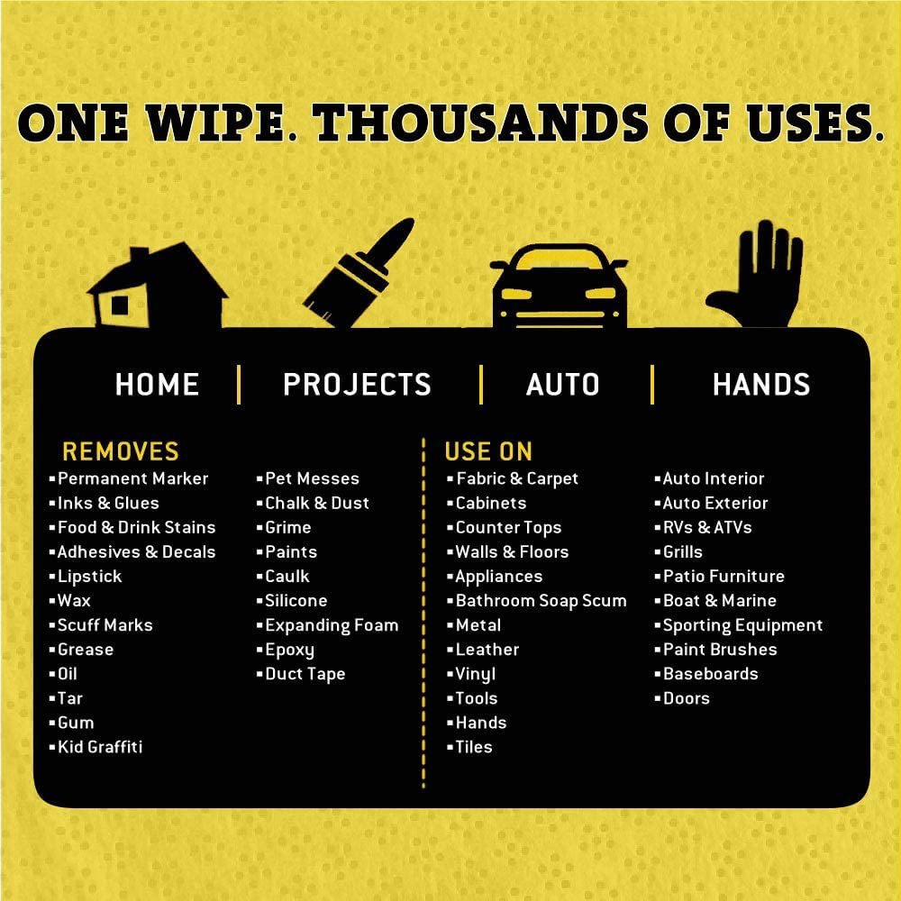 Tub O Towels TW90 Heavy-Duty 10" x 12" Size Multi-Surface Cleaning Wipes, 90 Count Per Canister - Image 7