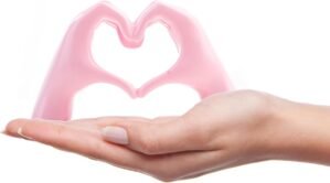 Small Heart Hands Sculpture Decor f...