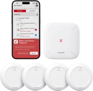 X-Sense Wi-Fi Water Leak Detector K...